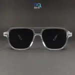 Clear Transparent Aviators UV-400 Protected Power Sunglasses |OscarEye|