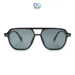 Glossy Black Aviators UV-400 Protected Power Sunglasses |OscarEye|