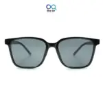 Glossy Black Rectangle UV-400 Protected Power Sunglasses |OscarEye|