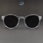 Clear Transparent Panto Round UV-400 Protected Power Sunglasses |OscarEye|