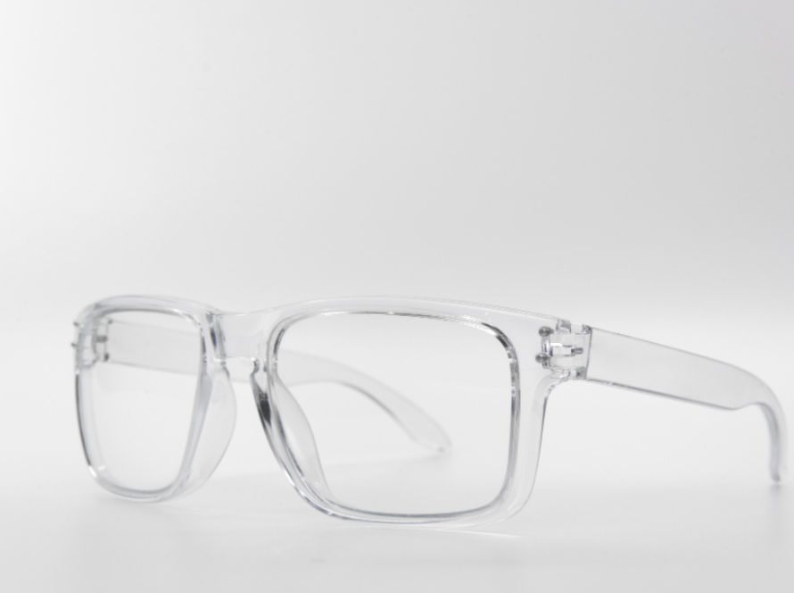 retro transparent computer glasses